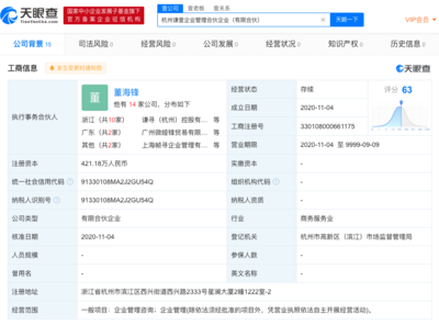 薇婭夫婦新設企業管理咨詢公司，布局商業版圖再添新動作